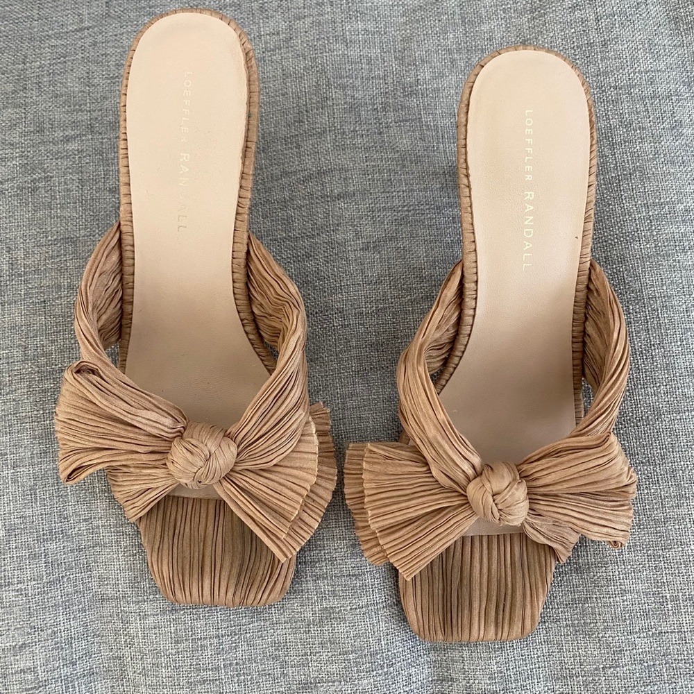 Loeffler Randall Eugenia Bow Mule in Dune - Picture 7 of 13